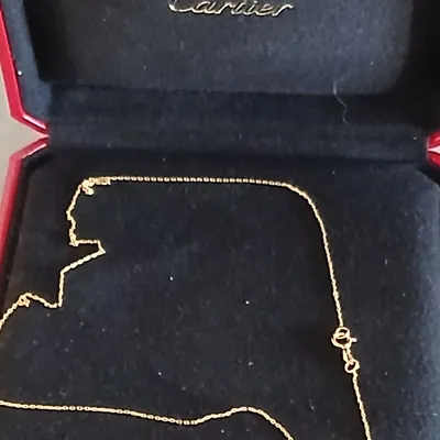 Chaîne Fine or 18 carats. Neuve. Maille motif Forçat 